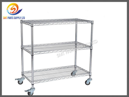 satın al ESD SMT Makara Depolama Arabası Anti Statik Ürünler ESD Rolling Industrial Metal Utility Cart online manufacture